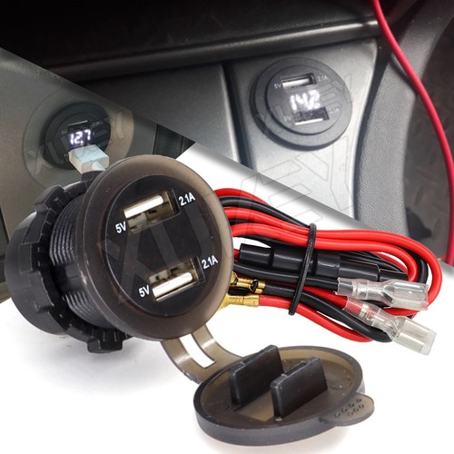 12v auto dual usb ladegerät - 12v,