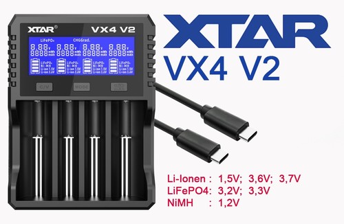 Xtar vx4 universelles - vx4, v2–
