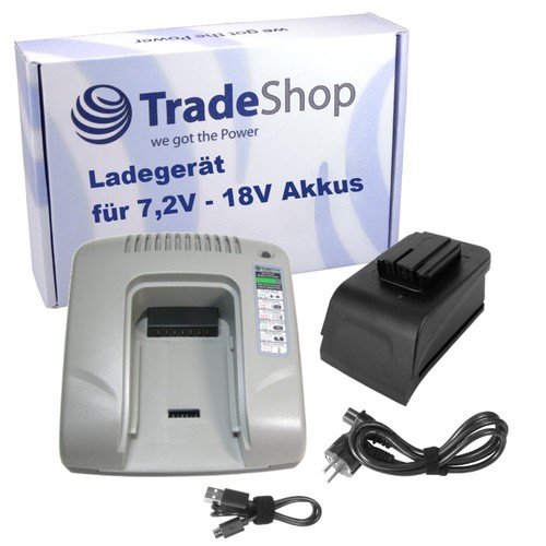 Ladegerät mit usb 18v - mit, 7,2v-18v