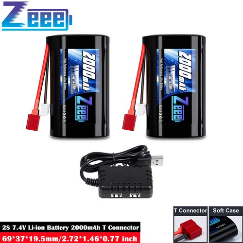 Zeee 2000mah 4v li ion - 2x, 7.4v